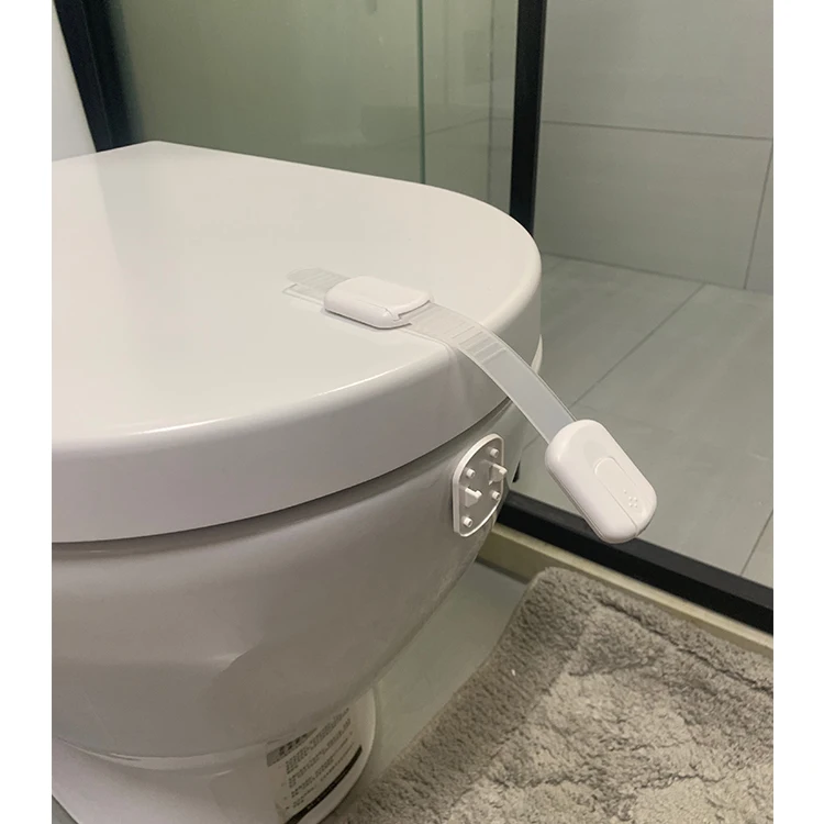 Adjustable ABS baby safety cabinet locks baby proof plastic toilet child safety locks