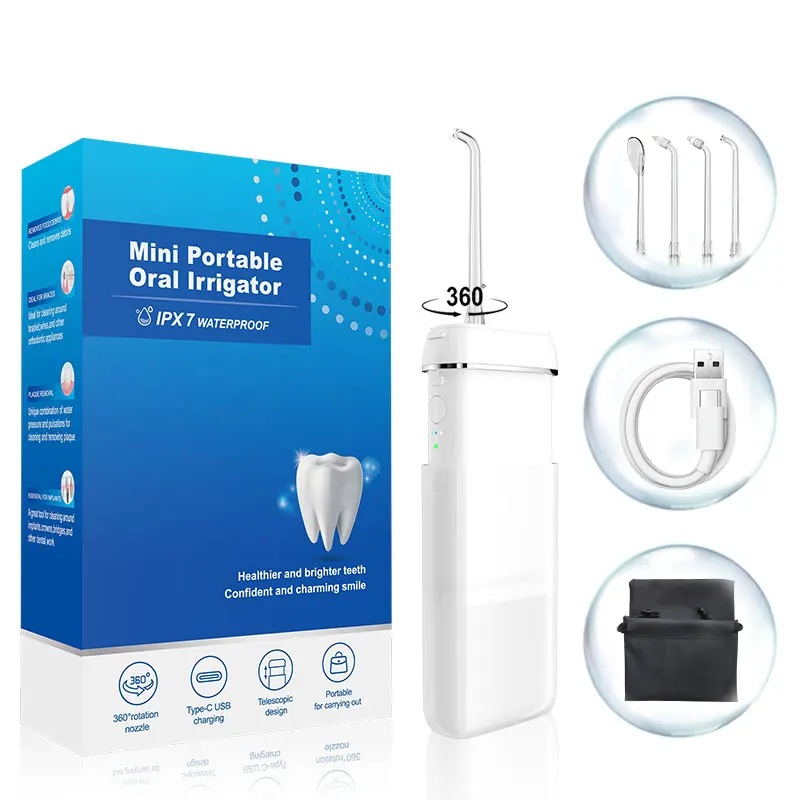 Hot Sale Portable Easy To Carry Dental Competitive Price Rechargeable 3 Modes Wireless Water Flosser  For Teeth 2021