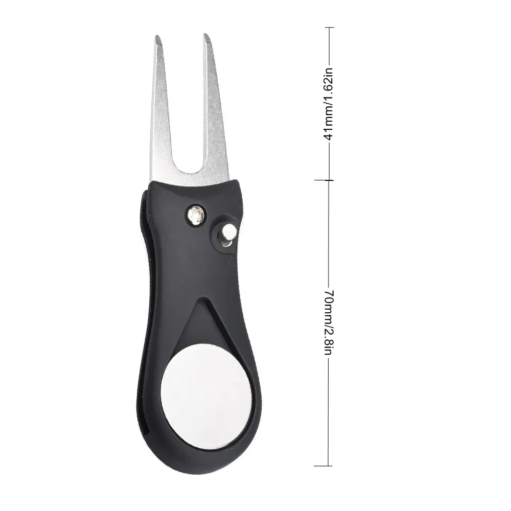 High Quality Custom Golf Divot Repair Tool Switchblade Pitchfork Cleaner Golf Pitchfork Plastic Bulk Golf Divot Tool