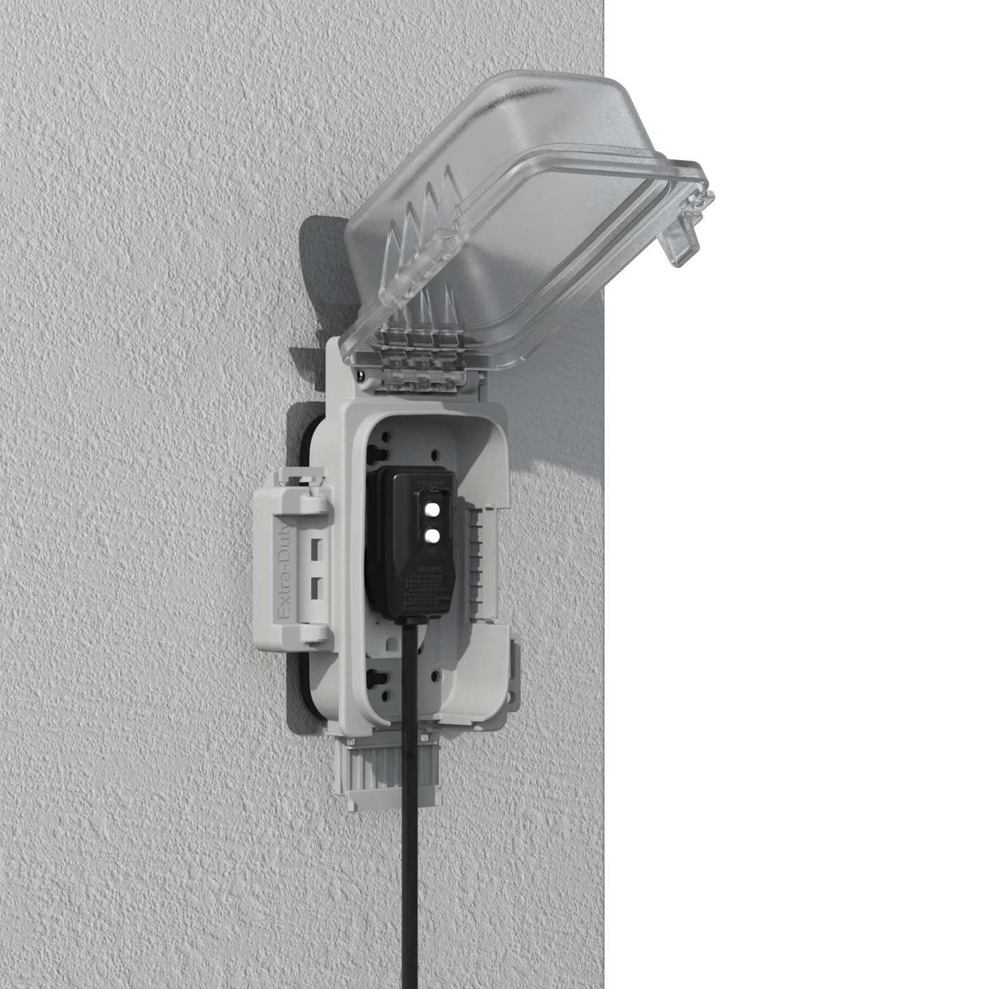 15 Amp 120V Auto Reset 2 Pin Power Cord UL listed Outdoor Heavy Duty gfci Plug Extension Cord