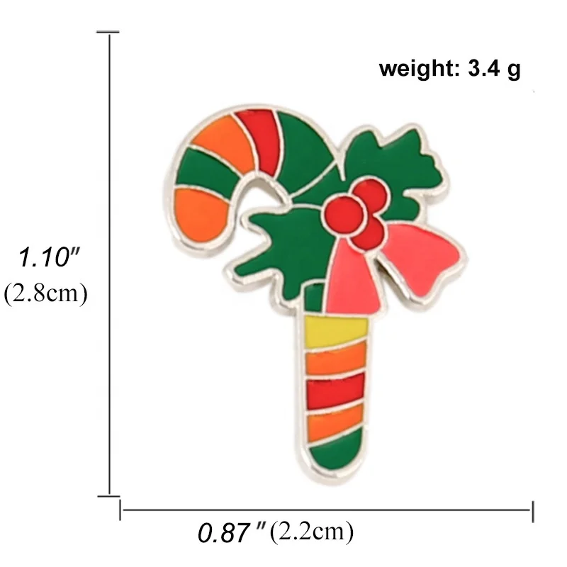 Wholesale DIY hats and clothes Christmas themed metal badges