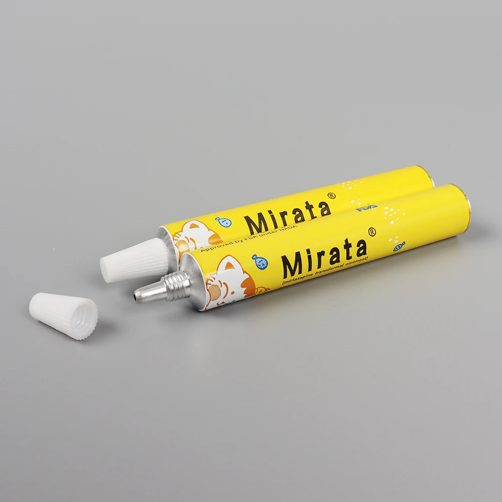 Nozzle Collapsible Aluminium Tube for Medical Ointment/ Eye Cream/ Cosmetic Products Packaging