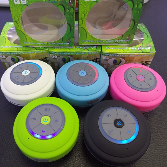 Q9 Mini Universal Blue tooth Speaker Portable Waterproof Wireless Hands-Free Speaker Shower Bathroom Swimming Pool Car Beach