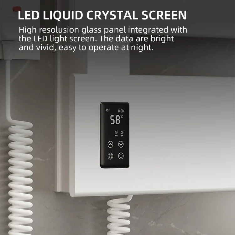 Wholesale Luxury Cheap Speed-heat Large Electric Heated Towel Rail Hot Towel Warmer Rack With Switch Timer For Bathroom Smart