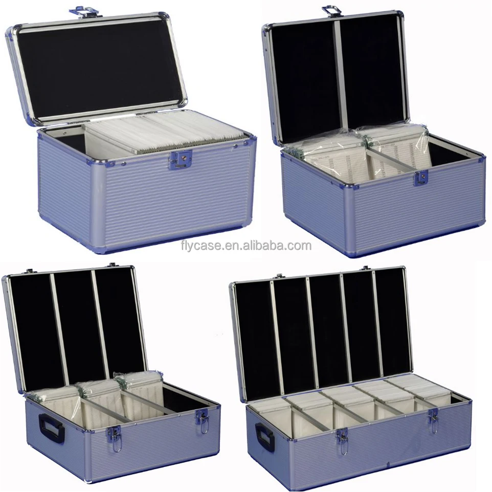 Aluminum CD  case    Aluminum disc carry    case  , customize  CD/DVD  disc  case  with   leaves inside