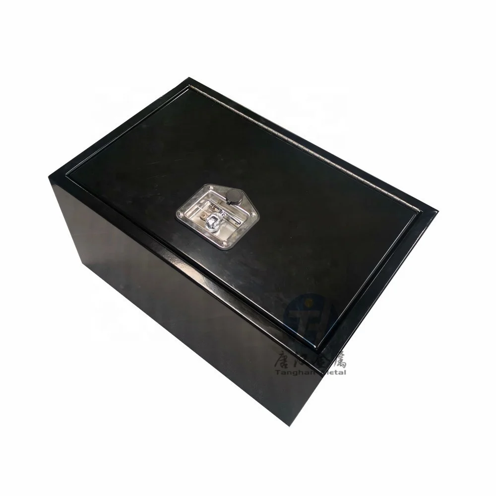 Wholesale heavy duty waterproof Steel Truck Tool Boxes Chests with stainless steel T-handle lock
