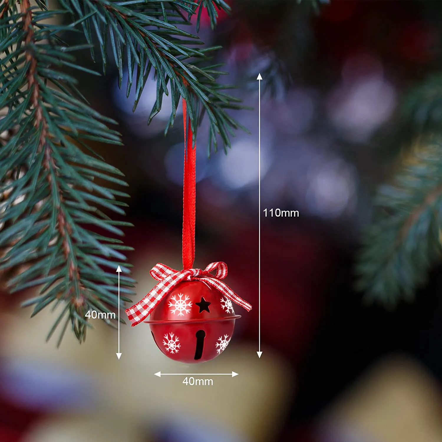 Factory  Round Christmas tree decorated with bells Creative Christmas gift decoration Decorative bell