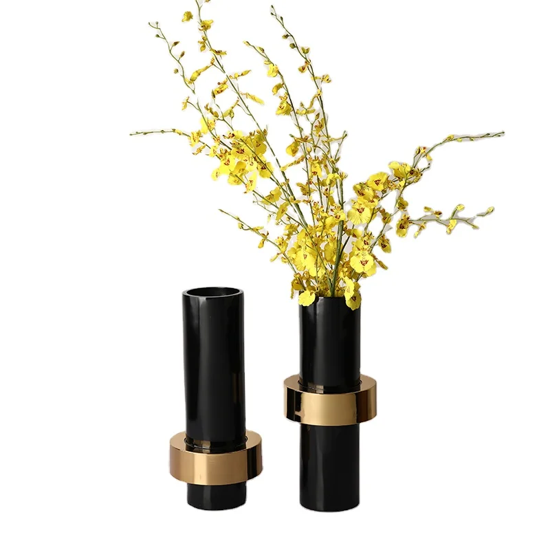 Personality Office Table Living Room Corridor Resin Luxury Vase Modern Interior Decor Vases
