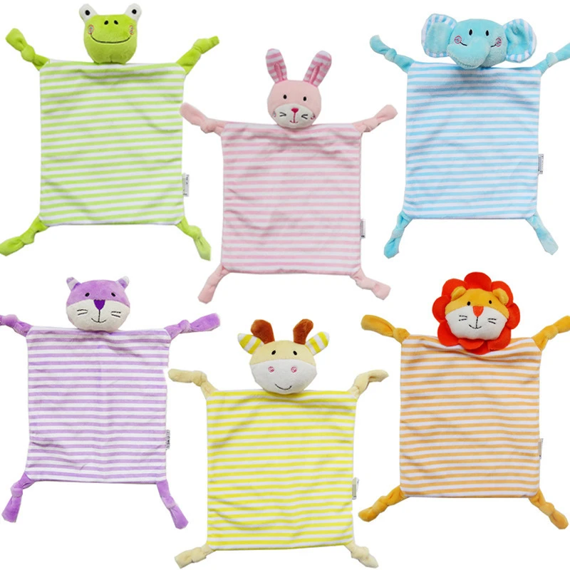 New super soft plush toy comfort blanket for baby