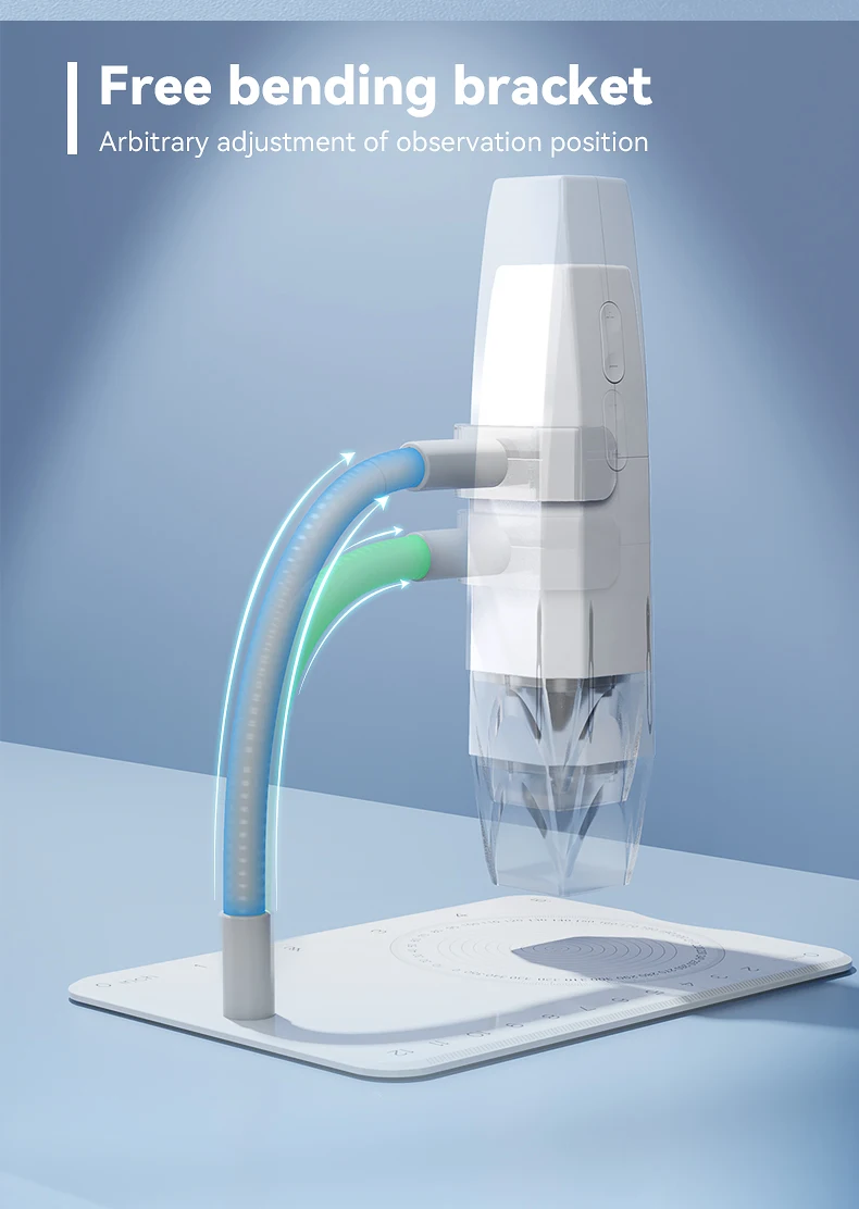 Tesihan WiFi Microscopio 1000X Digital Microscope HD 1080P 8 LED WiFi Microscope Camera PCB Inspection tools for mobile repair