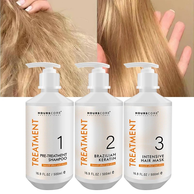 Wholesale Factory Formaldehyde Free Brazilian Keratin Smoothing Hair Relaxer Cream Treatment Kit For Hair Straightening