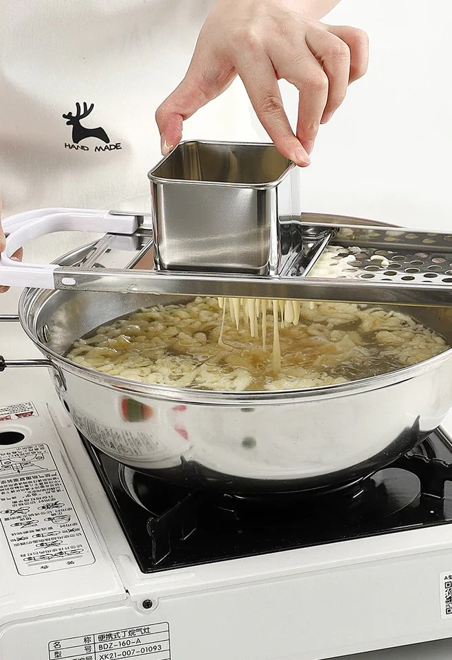 Homemade German Noodles Slide Plastic Spaetzle Maker