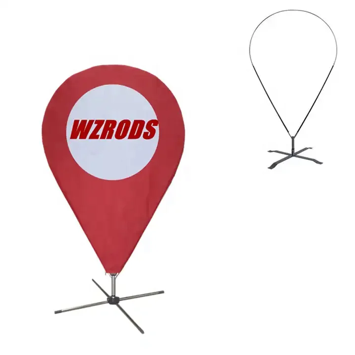 Weihai Wisezone  Custom flag Table Desk mini Flag Stainless Steel Flag Pole With advertising equipment