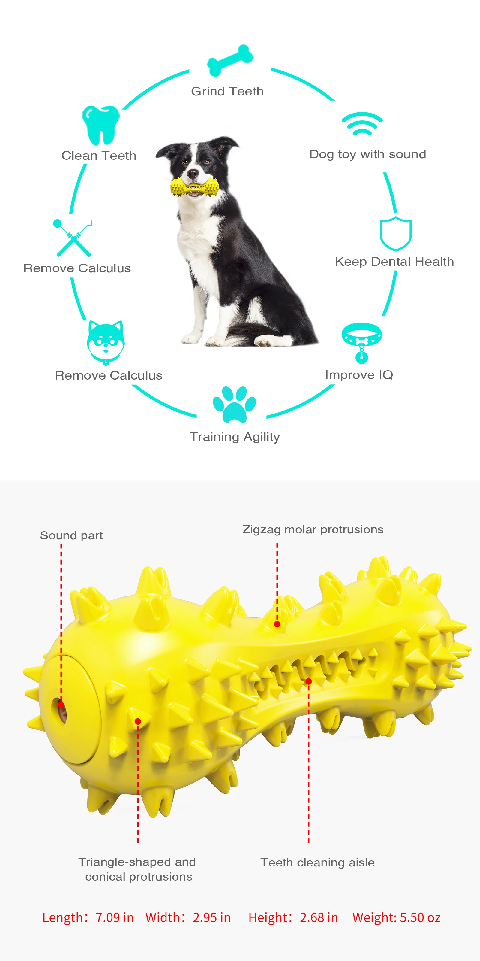 Amazon hot sale dog chow toy stick bite-resistant toothbrush leaking food rubber pet toys