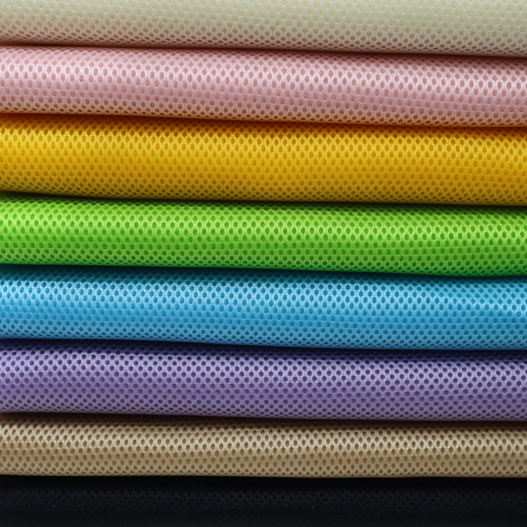 Spacer Sandwich 3d Air Mesh Fabric With Customized Width And Gsm