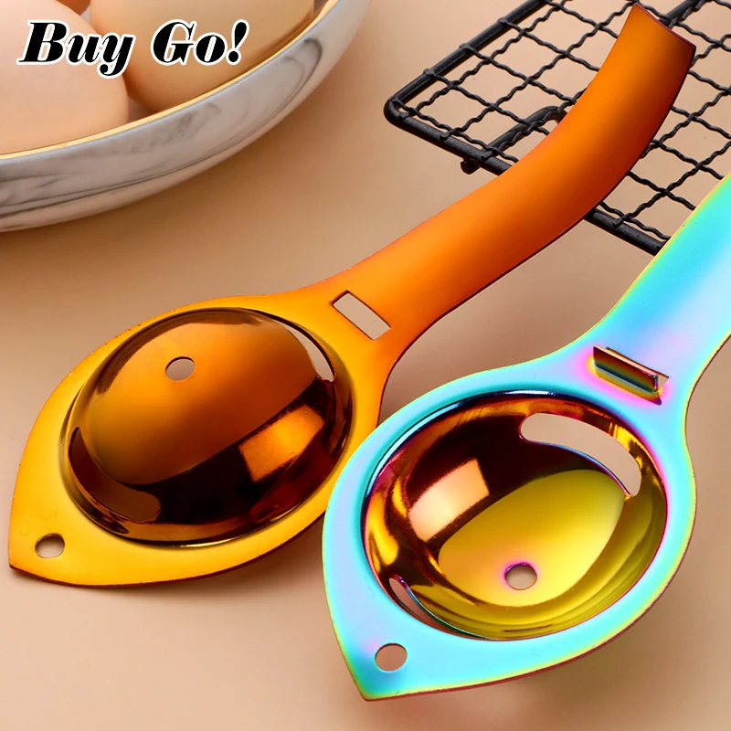 Egg Tools Stainless Steel Egg Yolk Separator Divider Separator Eggs Divider