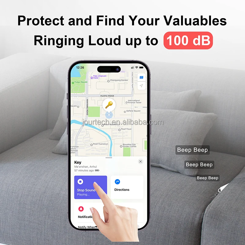 Find My tag airtag portable smart gps child tracker with sos alarm and flashlight