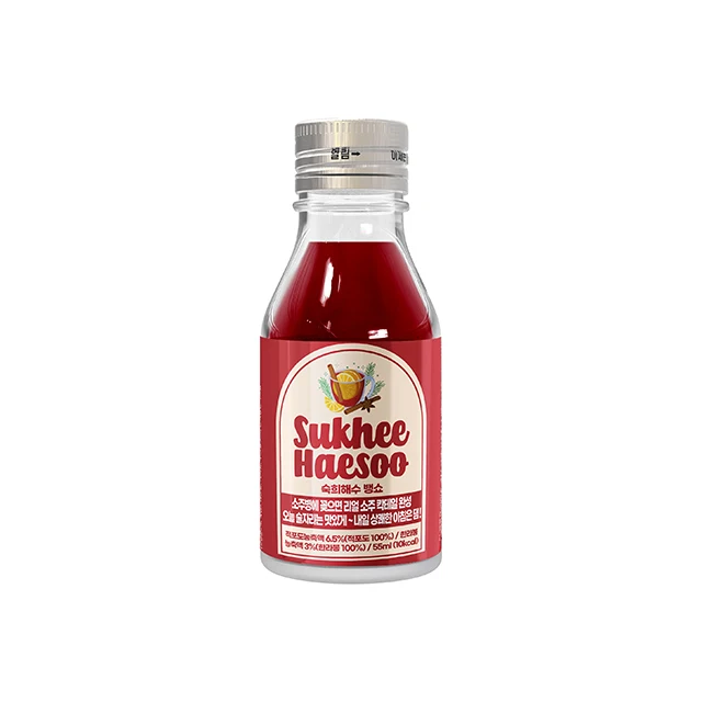 55 мл коктейль Соджу Vin Chaud вода которая быстро растворяет алкоголь SUKHEE HAESOO красный виноград лимон халлабонг облегчение похмелья