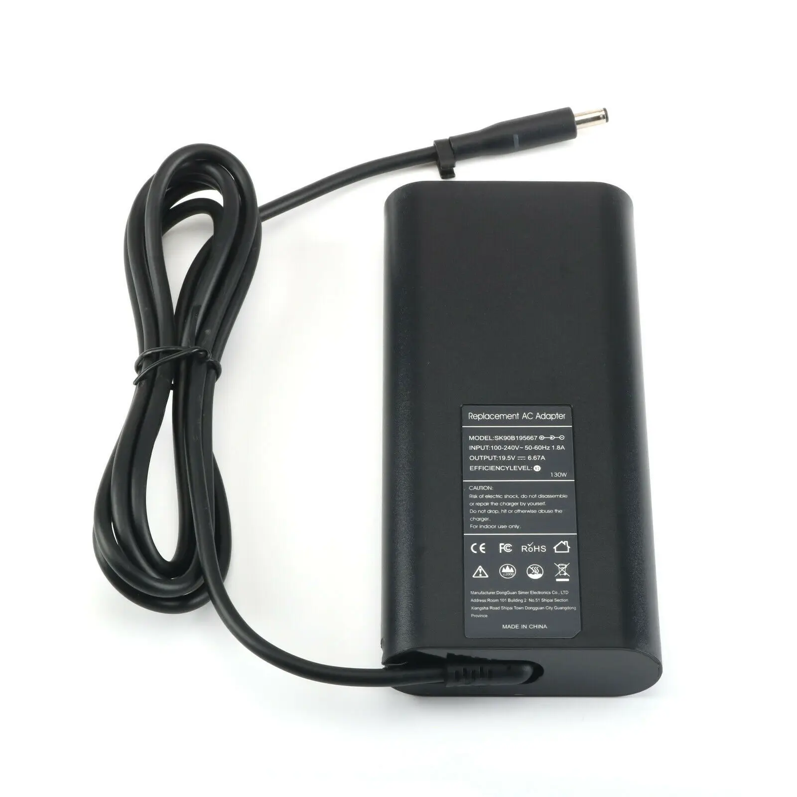 130W 19.5V 6.67A AC Adapter Laptop Charger For Dell OptiPlex 3050 AIO Precision Inspiron XPS Power Adapter