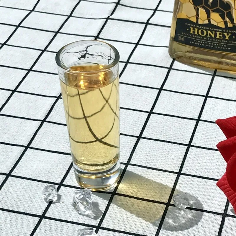 Top quality promotion OEM glass cup printing shot Glass souvenir shot glass