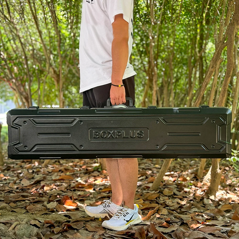 Hot sell outdoor All-Weather Gun Case waterproof instrument case Tactical Carry plastic gun case with custom foam