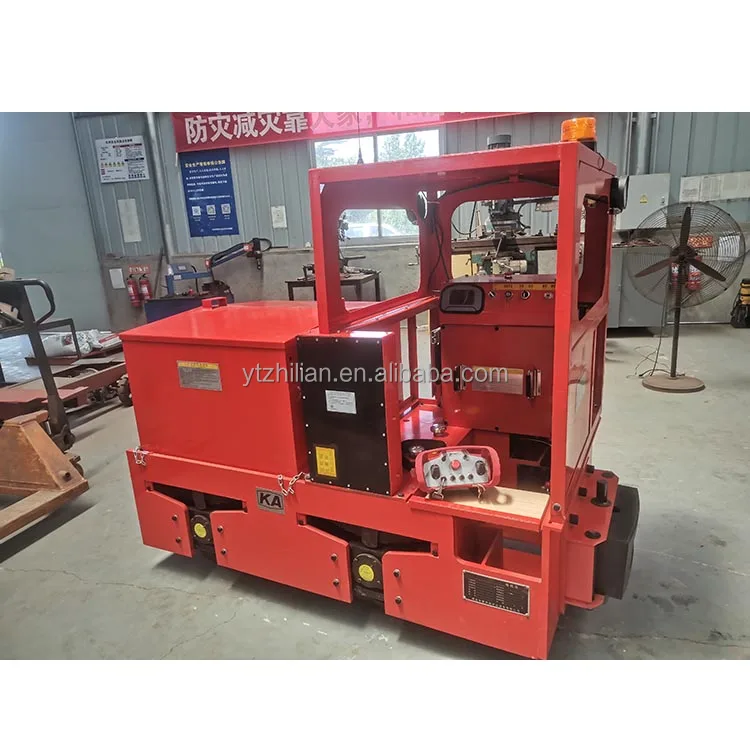 Small size model CTY2.5 railway underground Lithium/lead-acid battery electric locomotive with hydraulic brake