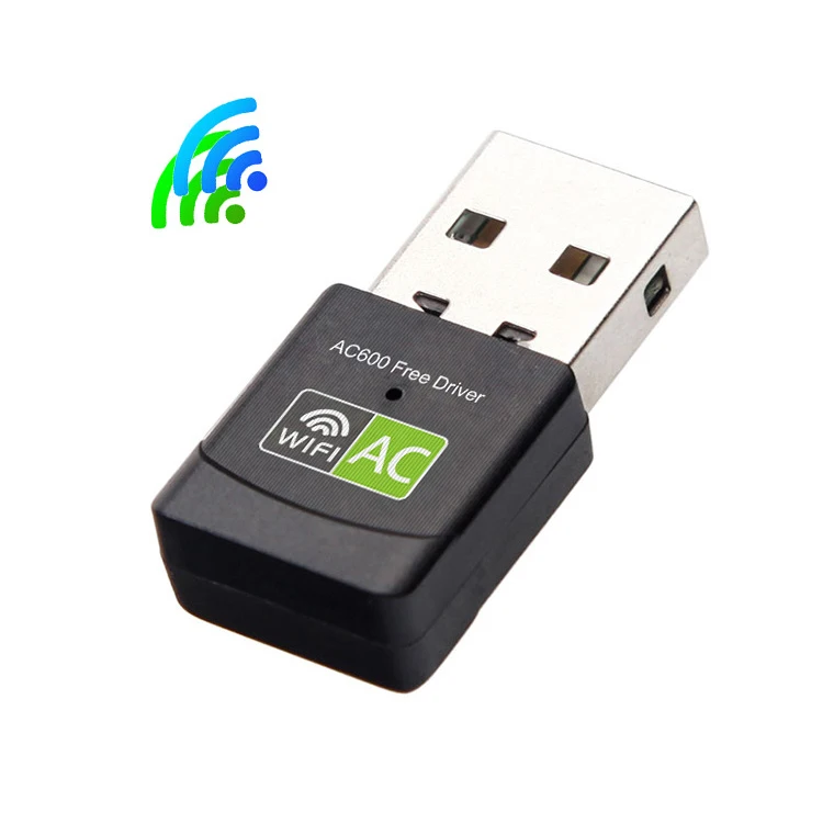 Ac 600 Мбит/с, беспроводные мини Usb Wi-Fi ресивер 2,4G 5G, беспроводная сетевая карта, Wi-Fi адаптер