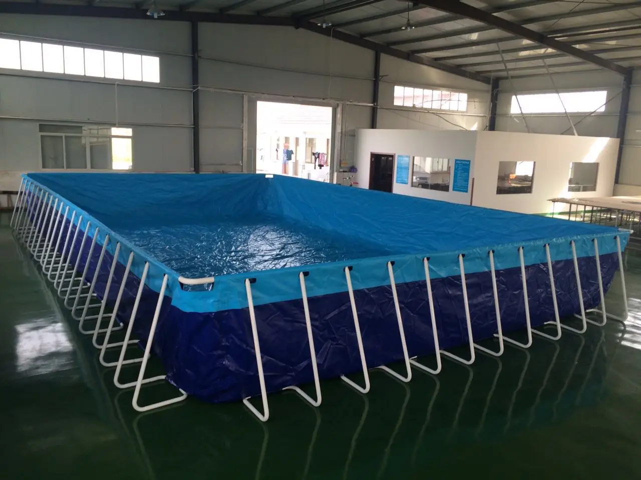 Convenient to set Pvc material Detachable frame swimming pool product on summer