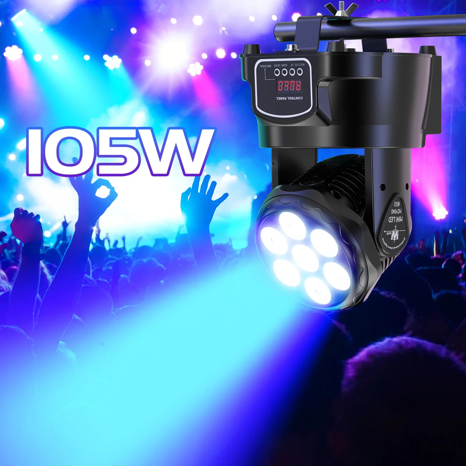 Rgbw Wash Move Head Lights Zoom Disco Dj Club Night Lamp Stage Light Led Dmx Control Moving Head Lights