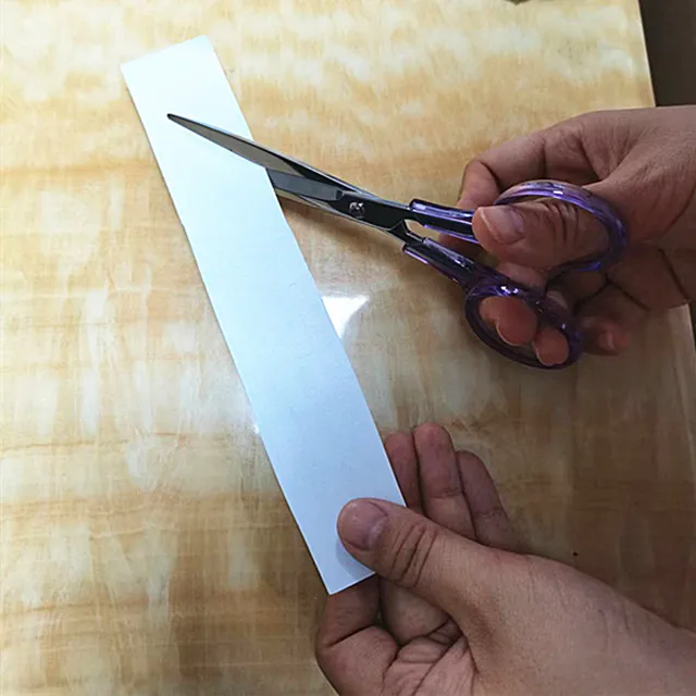 High Quality Transparent purple Acrylic Office Supplies Custom Office Table Stationery Set