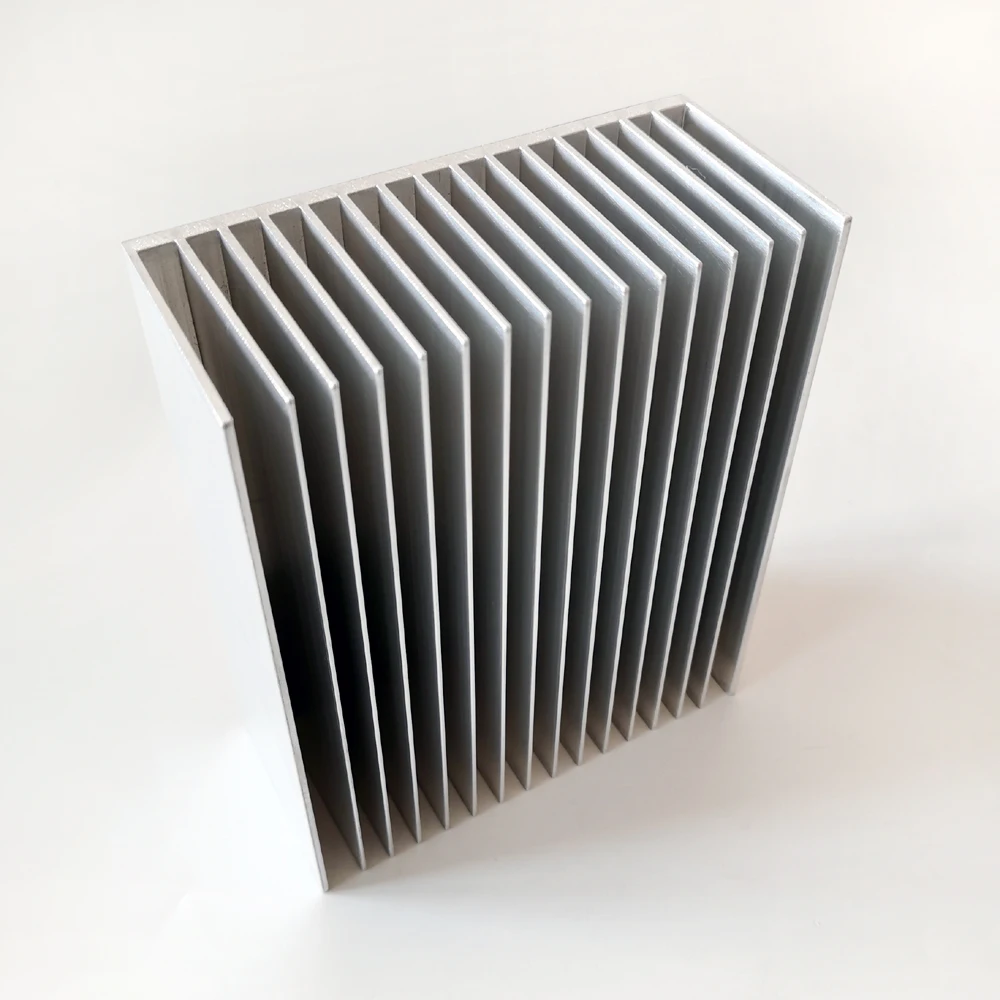 Factory price aluminum alloy 6063 T extrusion heatsink 120(W)*55(H)*150(L)mm