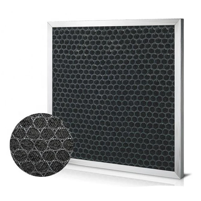 Washable nylon mesh metal mesh carbon air conditioning pre filter air conditioner air filter