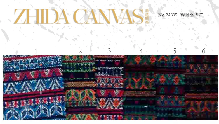 Fashion striped yarn dyed cotton canvas fabric for bags