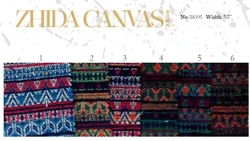 Fashion striped yarn dyed cotton canvas fabric for bags