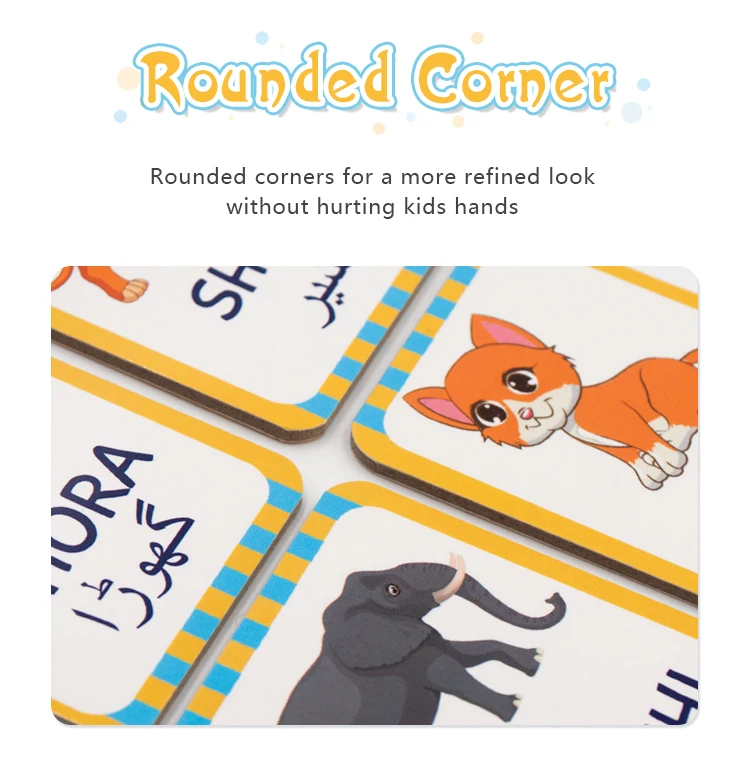 Manufacturer Sell Flash Cards Printing Wholesale Personalized Children Learning Sight oracle Kids Flashcards