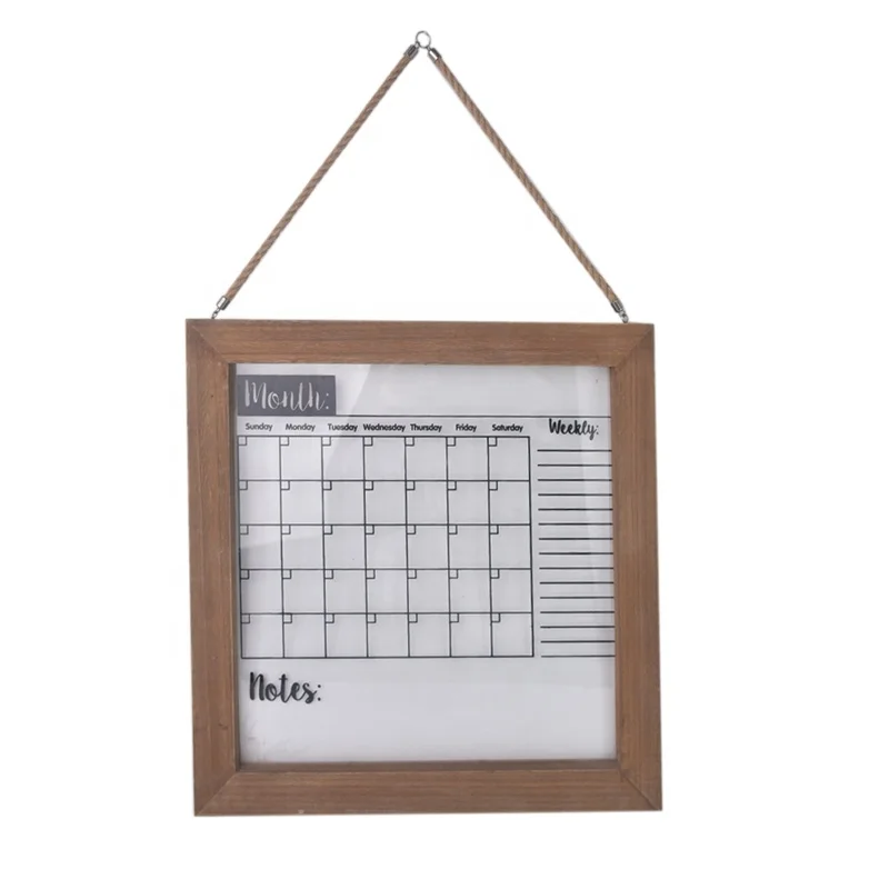 
Hanging Decorative Rustic Wall Bulletin Magnetic Dry Erase Memo Board 