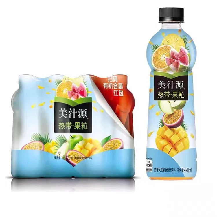 Factory Price 420ml Multiple Flavor Juicy Drinks Minute Maid Fruit Beverages