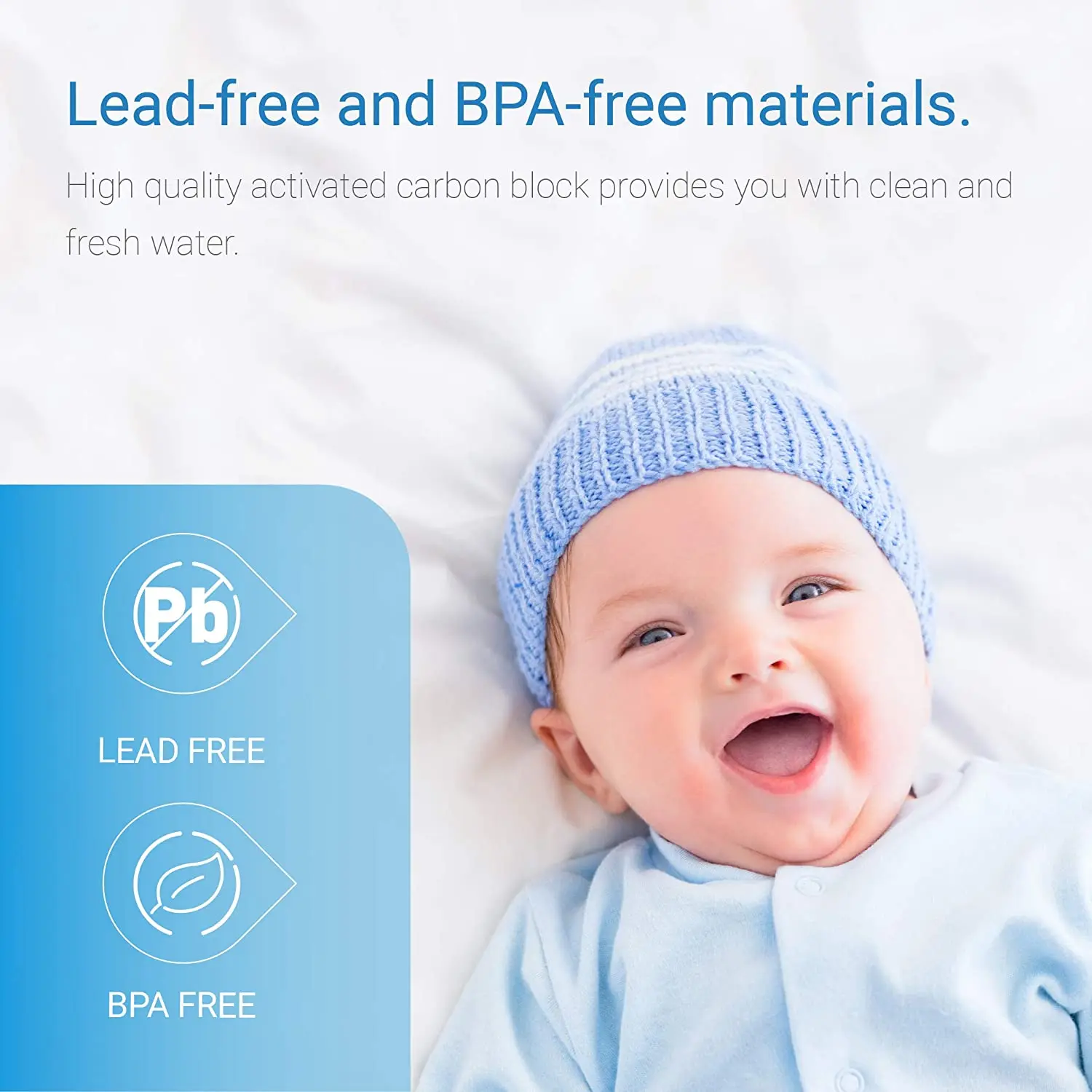 Premium BPA free pitcher water filters compatible replacement water filter for popular pitcher and jug