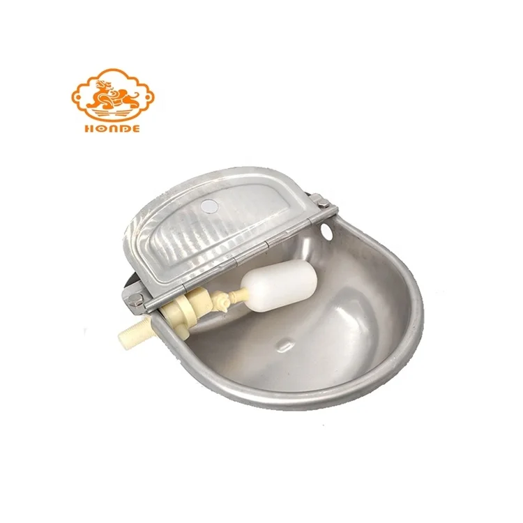 Automatic Stainless Steel Float Type Livestock Cattle Horse Sheep Cow Pig Drinker Trough Pig Drinking Water Bowl