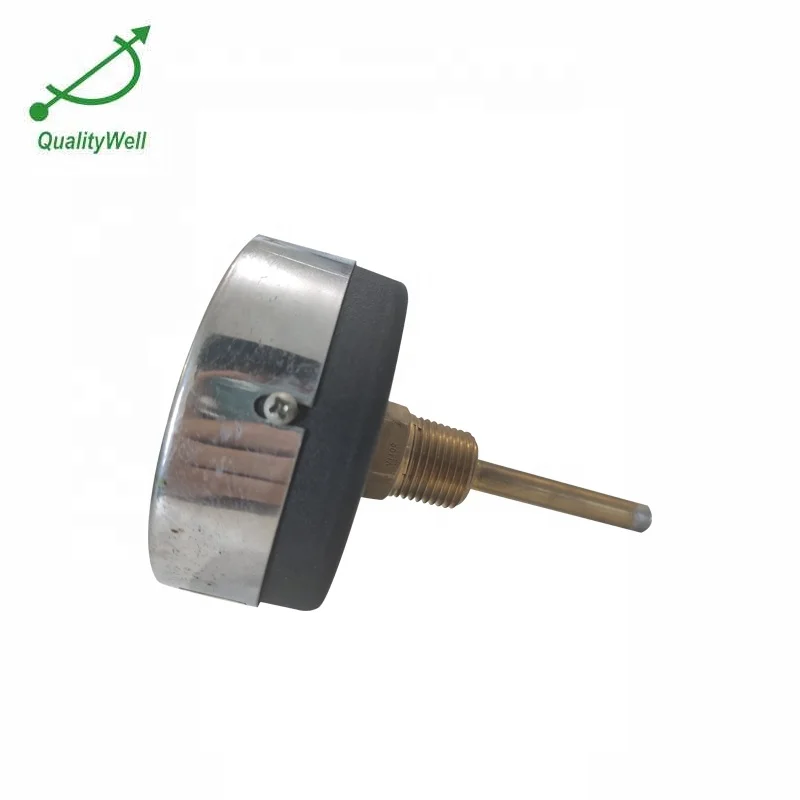 3 inch Dial boiler steam pressure gauge bimetal thermometer
