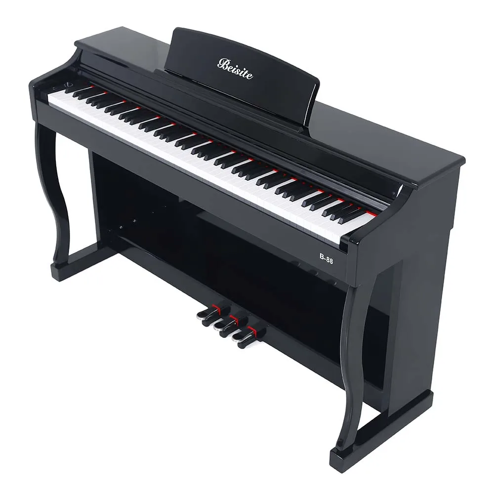 Beisite B-808 OEM ODM вертикальный 88 клавиш Hammer Action Keyboard цифровое электронное пианино