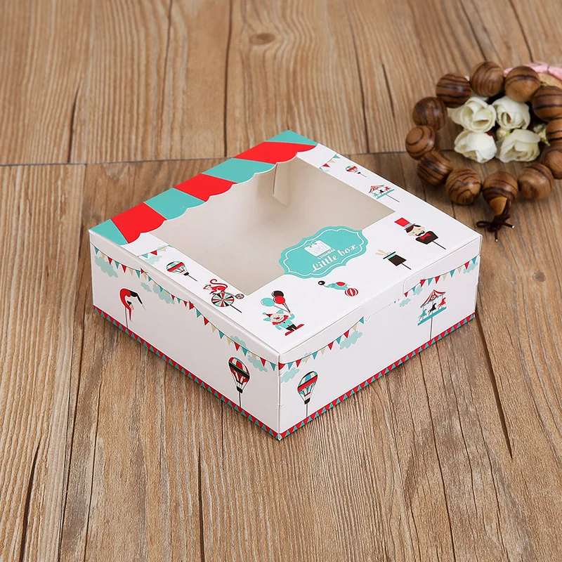 
Custom Handle Craft paper box Gift Paper Packaging Jewelry Round Packing Paper Box 