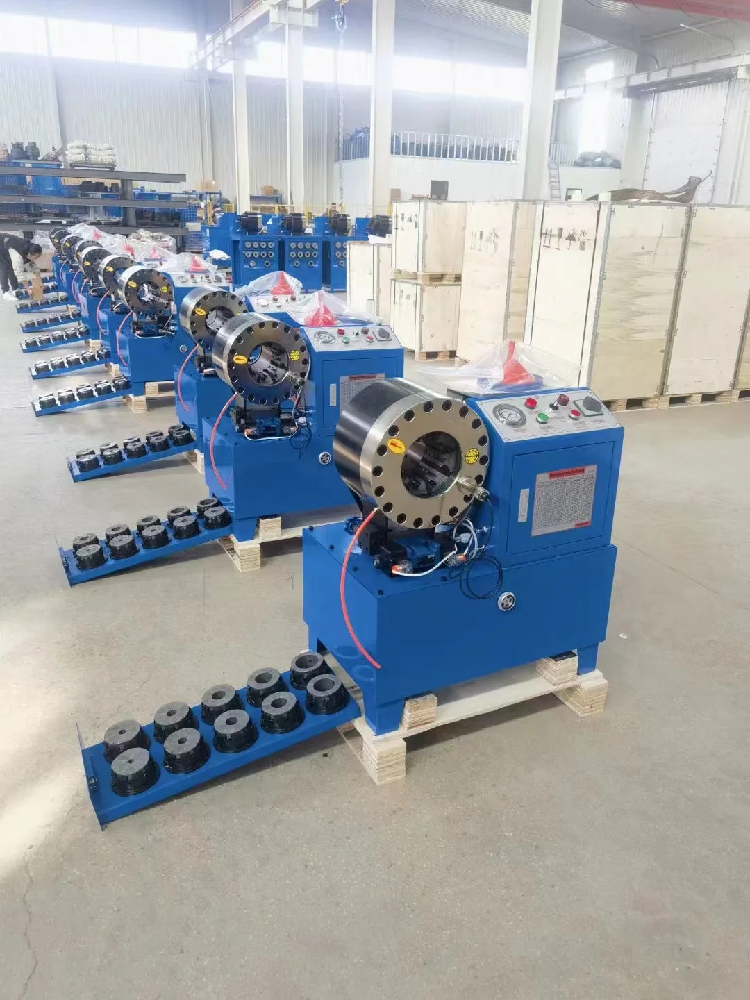 High pressure automatic customizable logo 1/4 up to 2 inch hydraulic press for hoses Hydraulic hose crimping machine