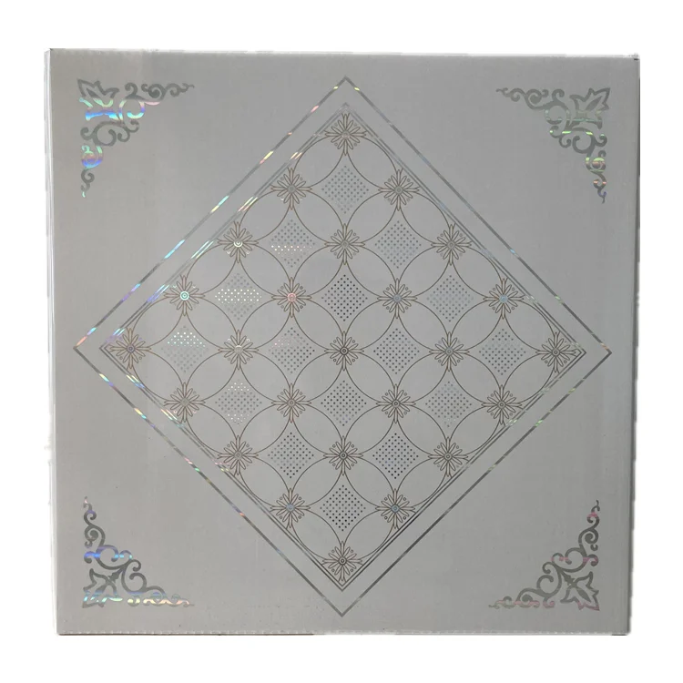595*595*7mm PVC Ceiling Plastic Ceiling Tiles