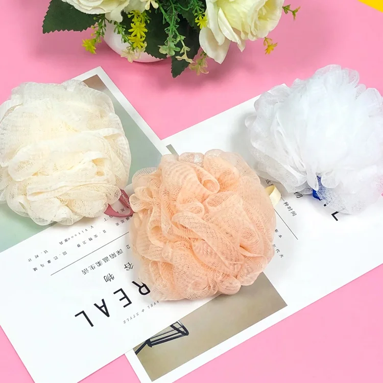 Shower Puff 50g Bath Loofahs Pouf Sponge Bubble Mesh Bulk Puffs Large Shower Sponge Loofah Bath Sponge