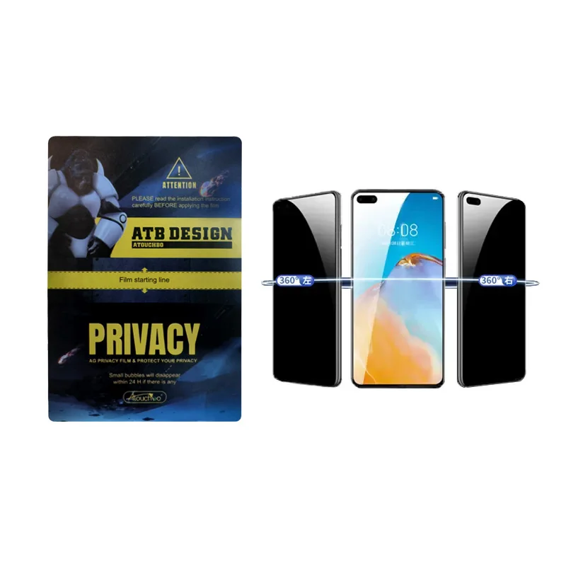 ATB Cutting Film Soft Privacy Screen Protector High Quality Tpu Film for Samsung Self-repairing