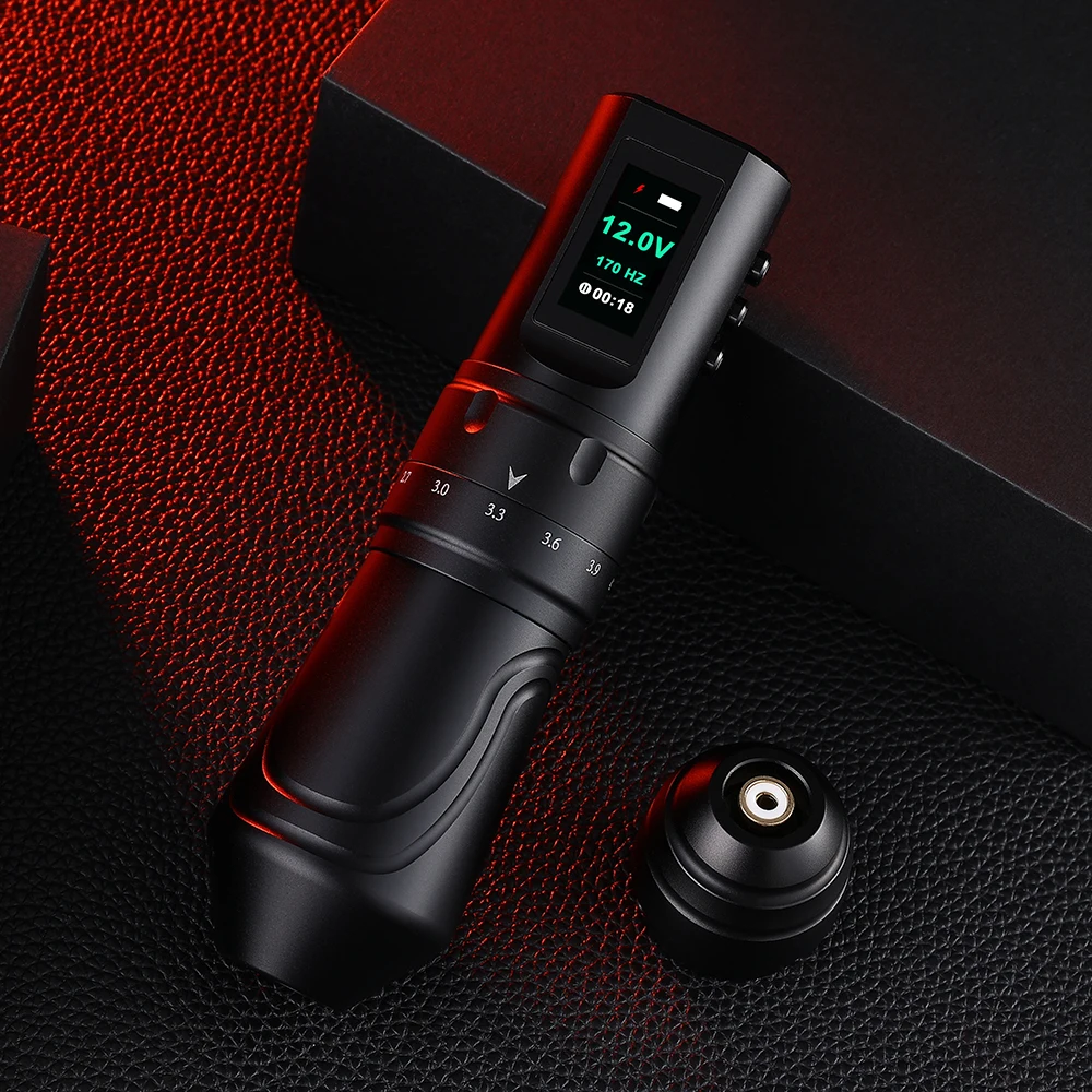 Tattoo Pen Machine 2.2 to 4.2mm Strokes adjustable Tattoo SMP Tattoo Machine Wireless