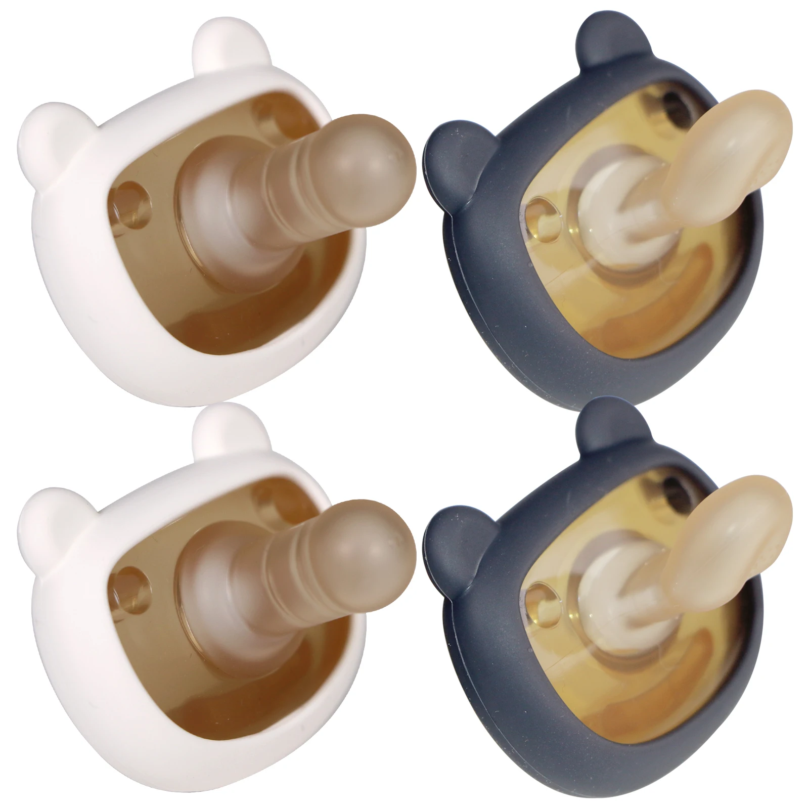 HEORSHE Baby Pacifier Natural Rubber Sublimation Baby Pacifier Bpa Free Baby Silicone Pacifier