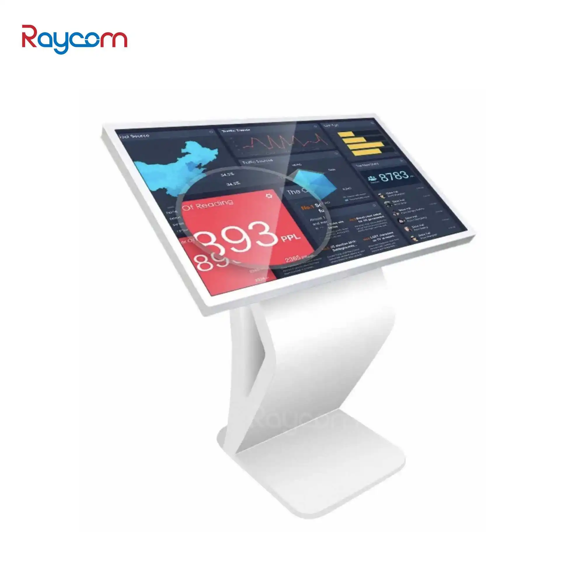 Raycom Smart LED All-in-One Interactive Table with Touch Screen Signage 32in 43in 49in 55in Digital Video Gaming 1-Year Warranty