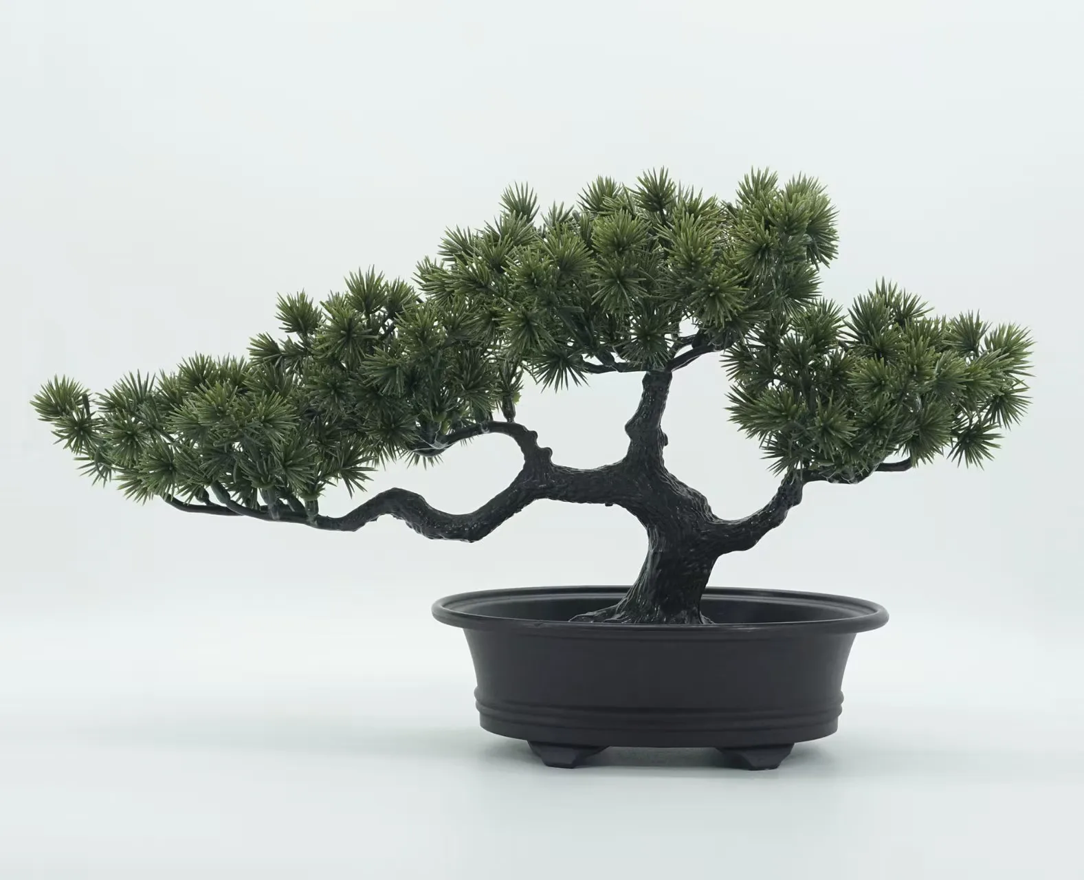 Wholesale New Longevity Pine Bonsai Decoration Artificial Flowers Tree for Wine Cabinet Home Desktop Welcome